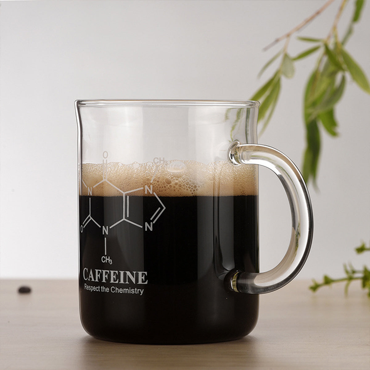 1PCS High Borosilicate Glass Cup,Coffee Cup,Coffee Shared Cup With Scale Marking - DropOnline.co