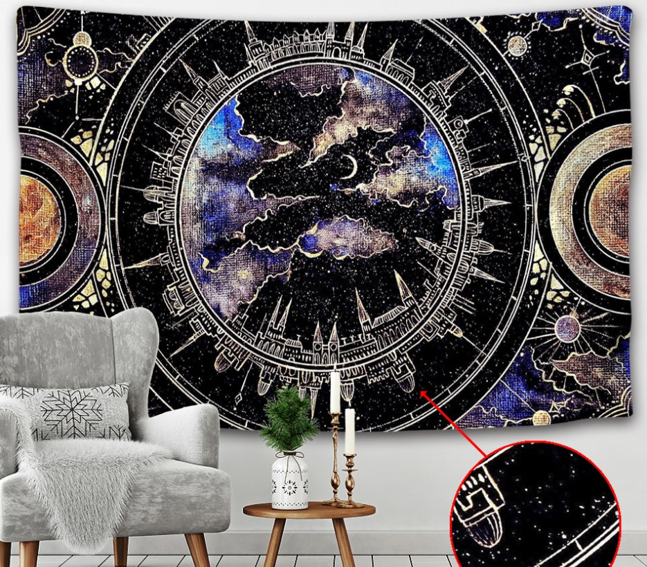 Tapestry Home Decor Bedroom Background Cloth - Decorative Wall Hanging Art for Living Space - DropOnline.co