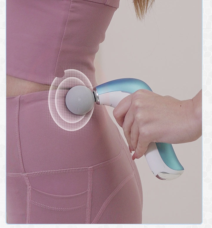 Mini Electric Massage Gun | Deep Tissue Fascia Percussion Massager with LCD Display