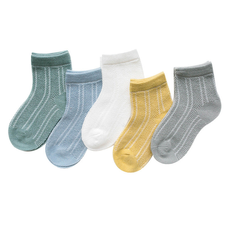 Cotton Baby Socks - Breathable Soft Socks for Boys & Girls - DropOnline.co