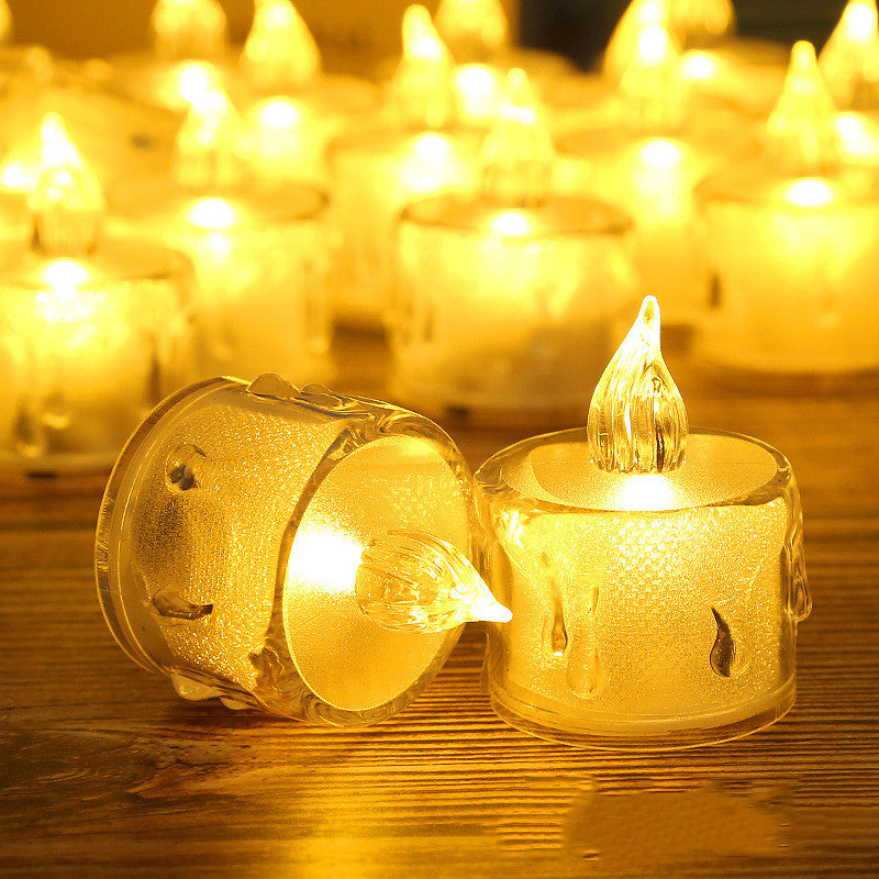 Led Lights Electronic Candle Lighted Tea Wax Home Decor Candles Lamp - DropOnline.co
