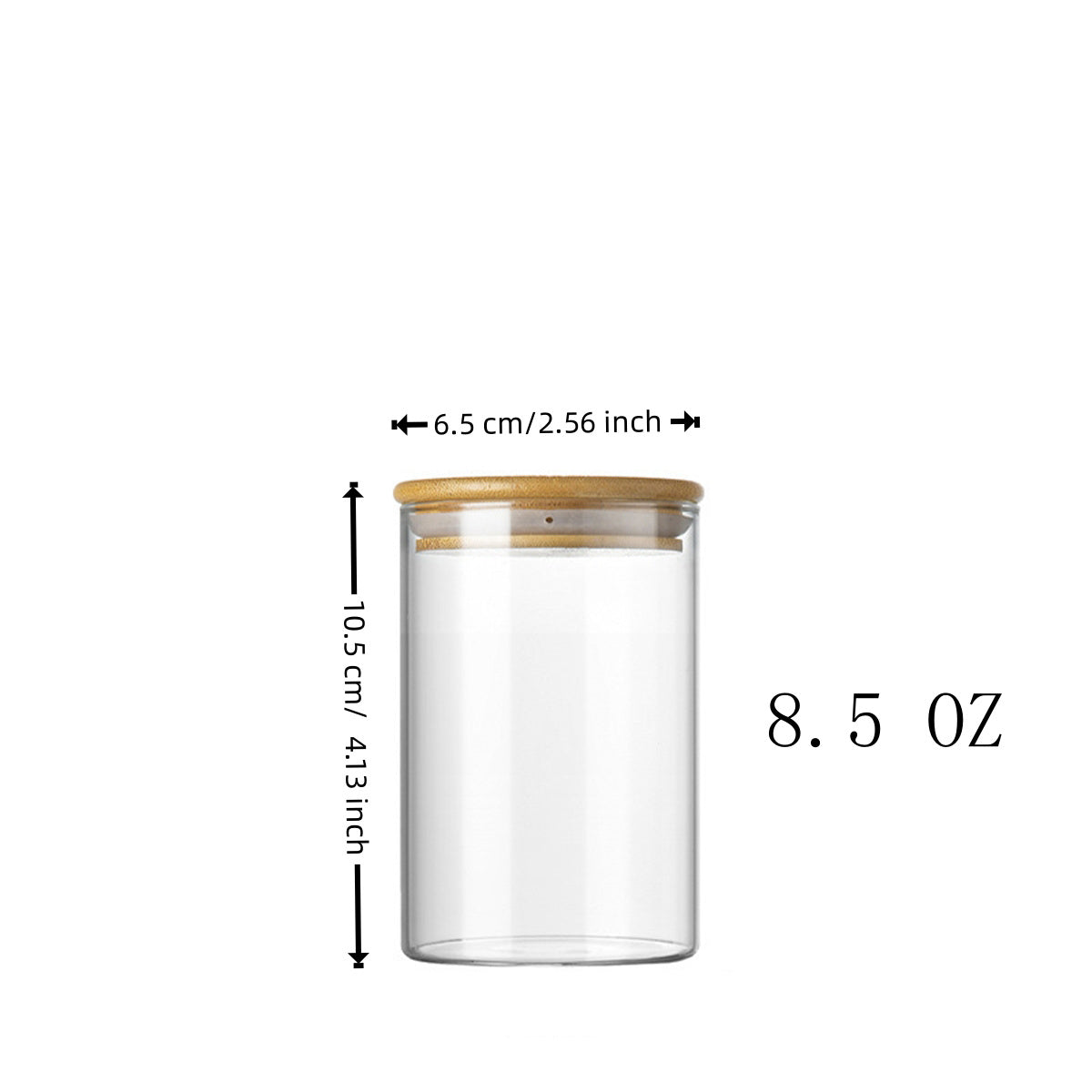 12 Pcs Round Spice Jars With Bamboo Lids And Stickers, Glass Storage Jars, Candy Jars, Coffee Jars, Salt Jars, Pepper Jars, Tea Jars - DropOnline.co