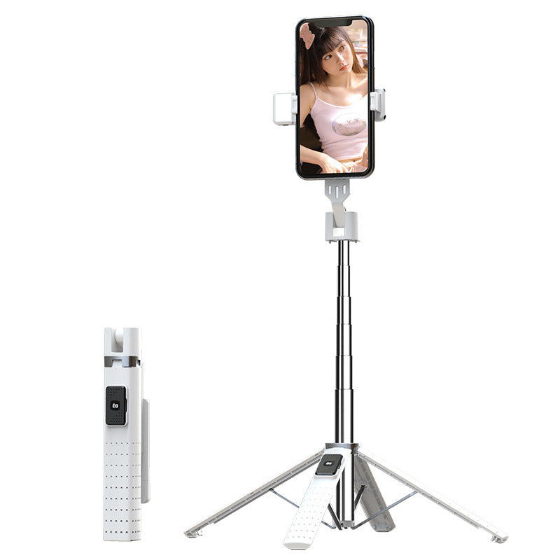 Tetrapod Mobile Phone Double Fill Light Holder Bluetooth Selfie Stick - DropOnline.co