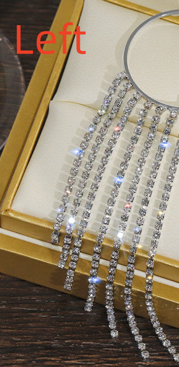 Fashionable And Simple Long Tassel Earrings - DropOnline.co