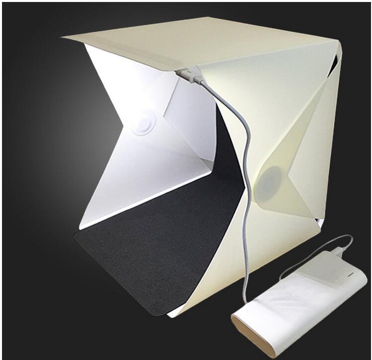 Mini LED folding studio soft light photo lamp small portable photo box - DropOnline.co
