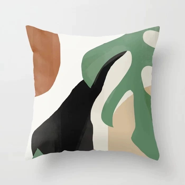 Abstract Geometric Portrait Pillowcase - Modern Art Home Sofa Cushion Pillow Cover - DropOnline.co