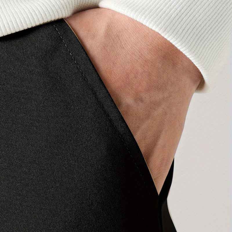 Men's Straight Ankle Tied Overalls - Wear-Resistant Casual Cargo Pants