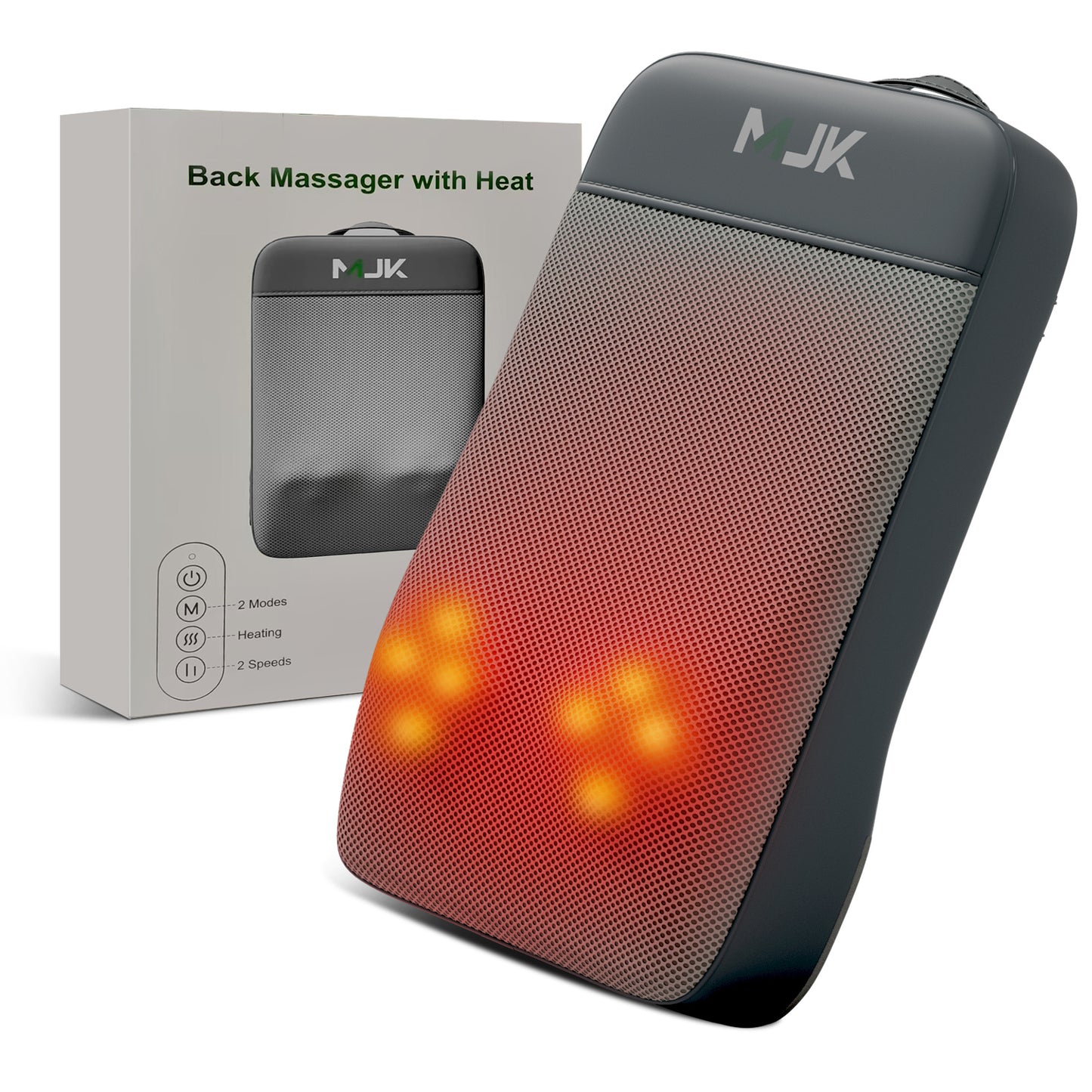 Short Walk Cushion Massager, Kneads And Heats The Waist And Back, Suitable For Office And Home Use, Portable Multi-functional Massage Device - DropOnline.co