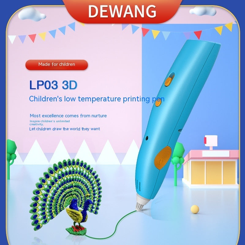 Wireless Pen Toy Children's Three-dimensional Graffiti Not Hot Charging Smart 3d Drawing - DropOnline.co