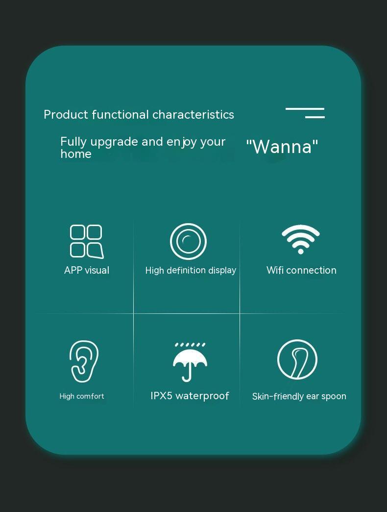 Wireless Smart HD Endoscope Luminous Ear Pick Ear Picking Tools - DropOnline.co