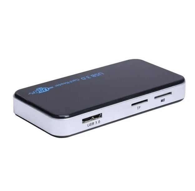 USB 3.0 Memory Card Reader Adapter 5GBPS Fit For CF  TF  SD Micro SD XD M2 MS Card - DropOnline.co