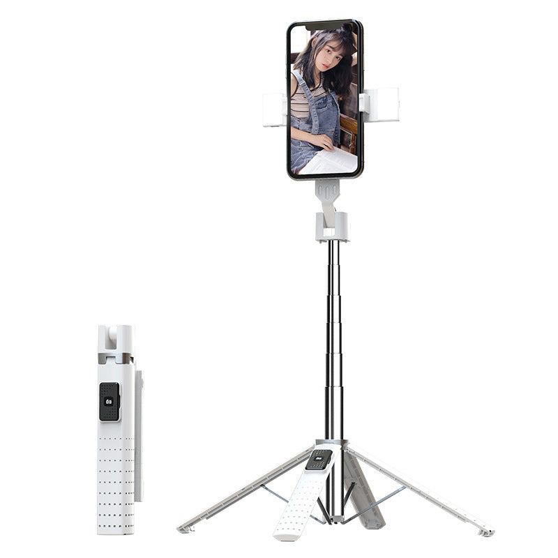 Tetrapod Mobile Phone Double Fill Light Holder Bluetooth Selfie Stick - DropOnline.co