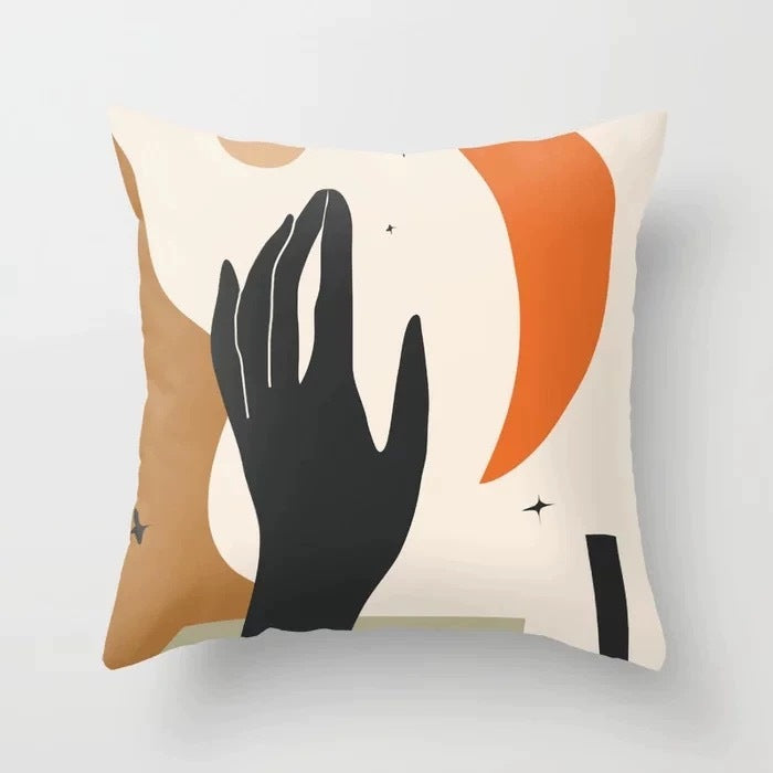 Abstract Geometric Portrait Pillowcase - Modern Art Home Sofa Cushion Pillow Cover - DropOnline.co