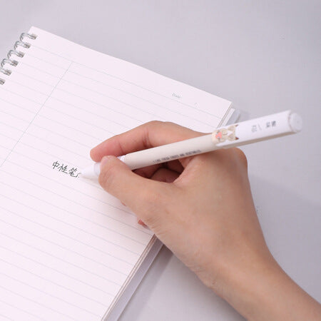 Black Gel Pen Full Needle Tube Water Pen Signature Pen Gel Pen - DropOnline.co