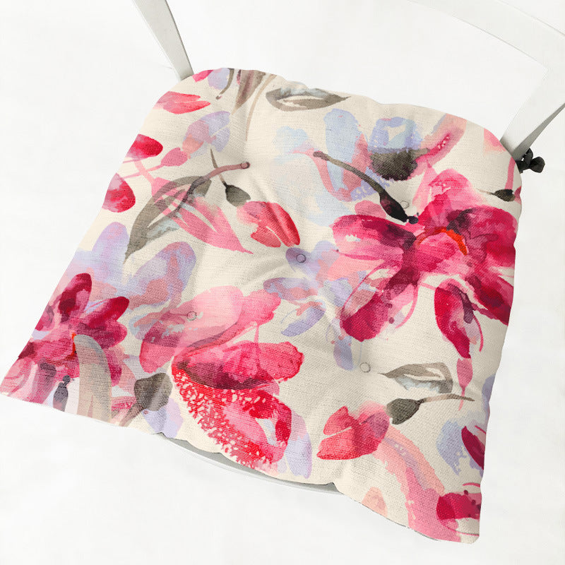 Flower Flower 213 Thick Flannel Chair Cushion - DropOnline.co