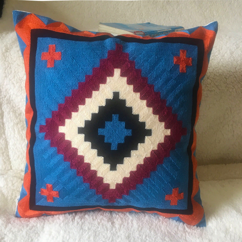 Three Dimensional Embroidery Cushion Cover - DropOnline.co