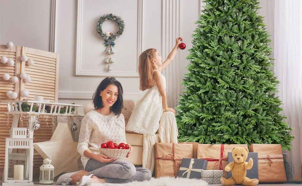 4ft Artificial Christmas Tree - PE PVC Hybrid Hinged with Steel Wire by LiMei - DropOnline.co