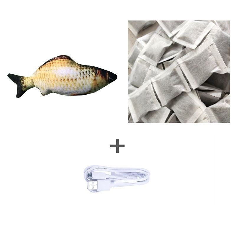 Without Cat Nip Version - Electric Jumping Fish Simulation Electric Fish Toy - DropOnline.co