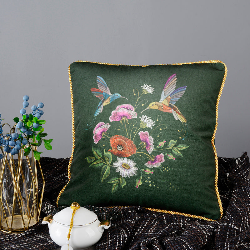 Living Room Sofa Retro Tassel Backrest Cushion Pillow Waist Pillow With Core - DropOnline.co