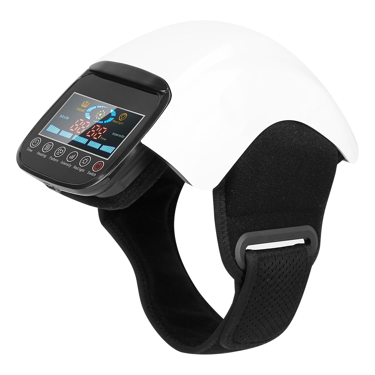 1Pc Electric Rechargeable Knee Massager Infrared Heat Pain Relief Therapy Knee Brace Wrap With Air Pressure Kneading Timer Temperature Adjustment - DropOnline.co