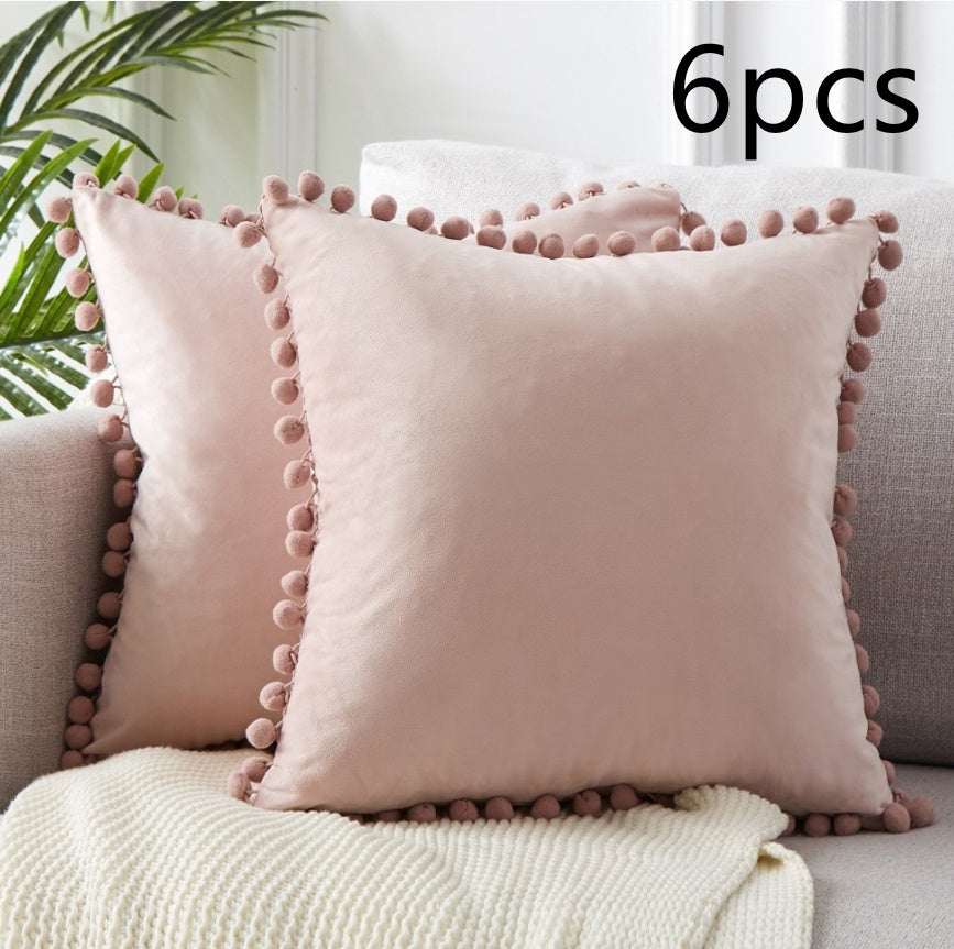 Wind Velvet Solid Color Cushion Cover For Office - DropOnline.co