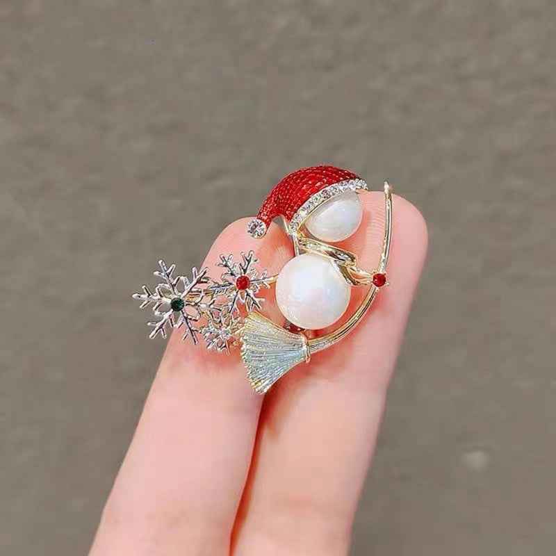 Women's Christmas Brooch Pin - Birthday Gift Daily Decoration Holiday Use - DropOnline.co