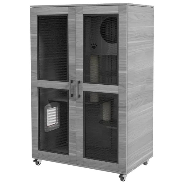 Cat Villa, Cat Apartment With Wheels - DropOnline.co