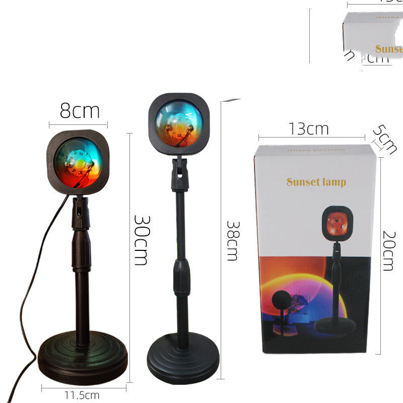Sunset Lamp Sunset Projector Mood Light Living Room Bedroom Night Light Room Decor Bar Atmosphere Photography Background - DropOnline.co