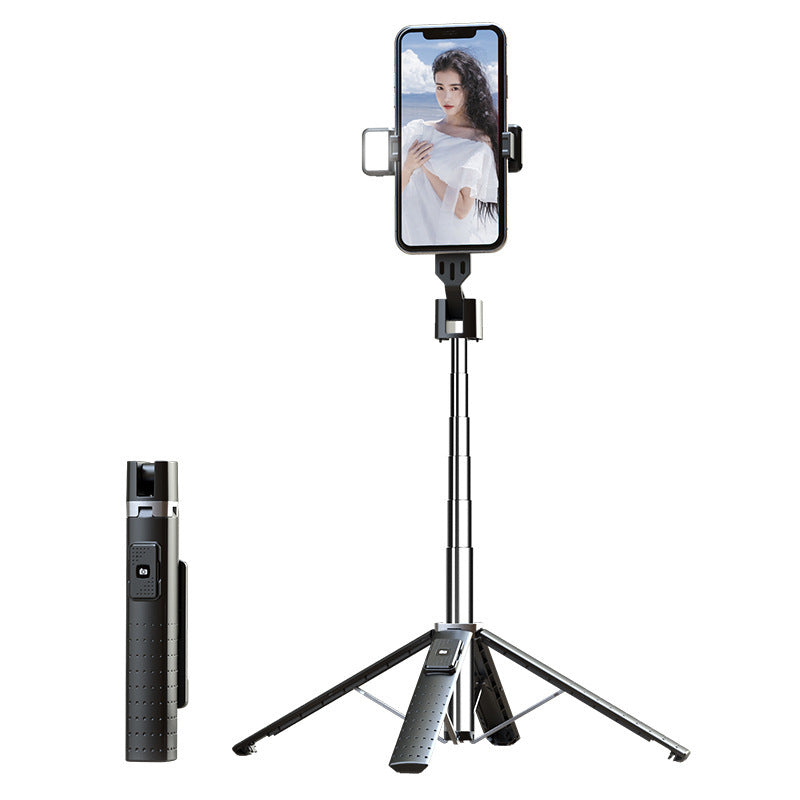 Tetrapod Mobile Phone Double Fill Light Holder Bluetooth Selfie Stick - DropOnline.co
