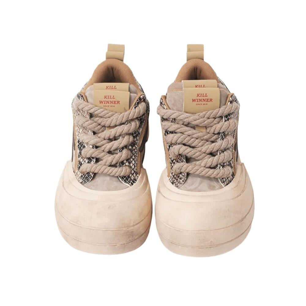 KILLWINNER--Smile Life Sneaker - Brown - Unisex - DropOnline.co