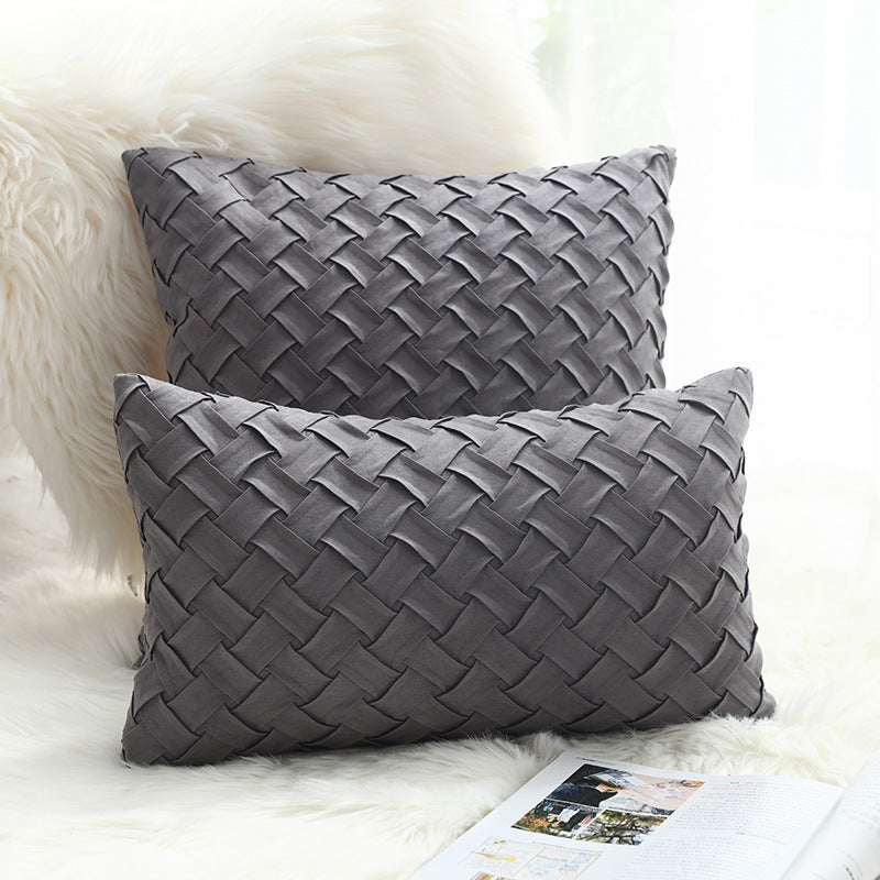 Buckskin woven cushion cover - DropOnline.co
