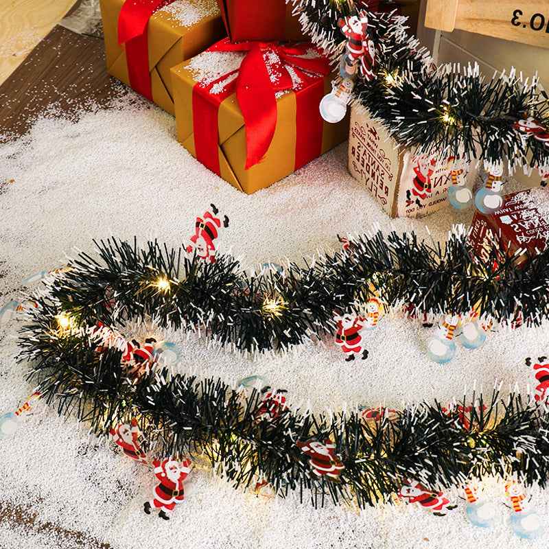 Christmas Ribbon LED Strip Lights - Festive Atmosphere String with Character Designs - DropOnline.co