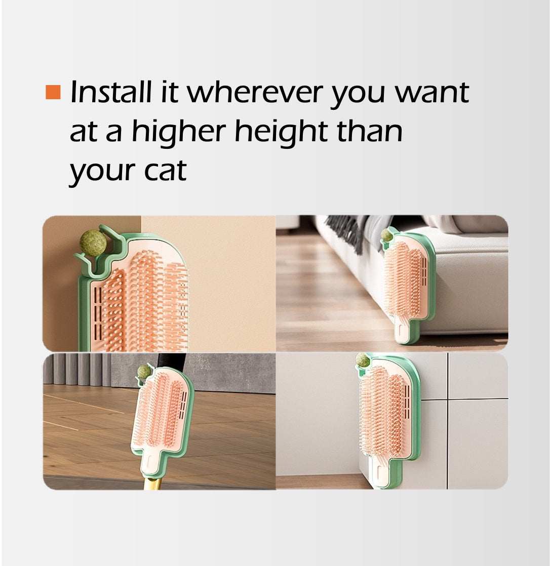 Cat Self Grooming Brush, Popsicle-Shaped, Corner Massage Comb, Cat Scratcher - DropOnline.co