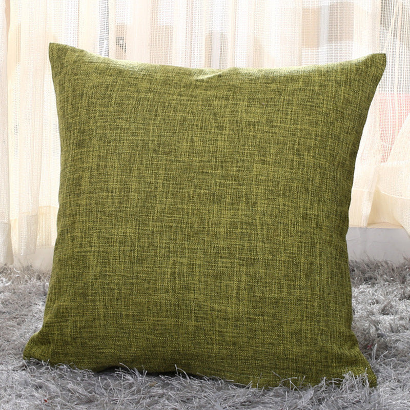 Solid color pillow cushion sofa cushion pillowcase - DropOnline.co