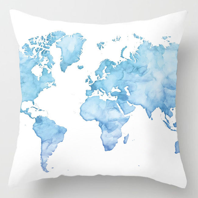 Cushion Cover In Printed Super Soft Material - DropOnline.co