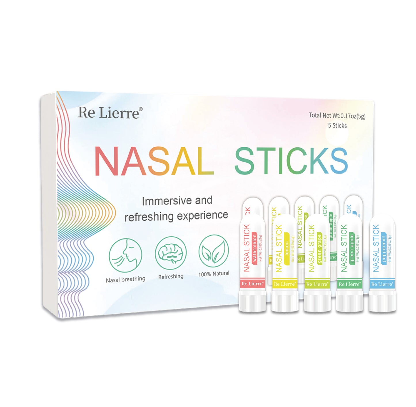 Re Lierre 5-in-1 Nasal  Energy Bar - DropOnline.co