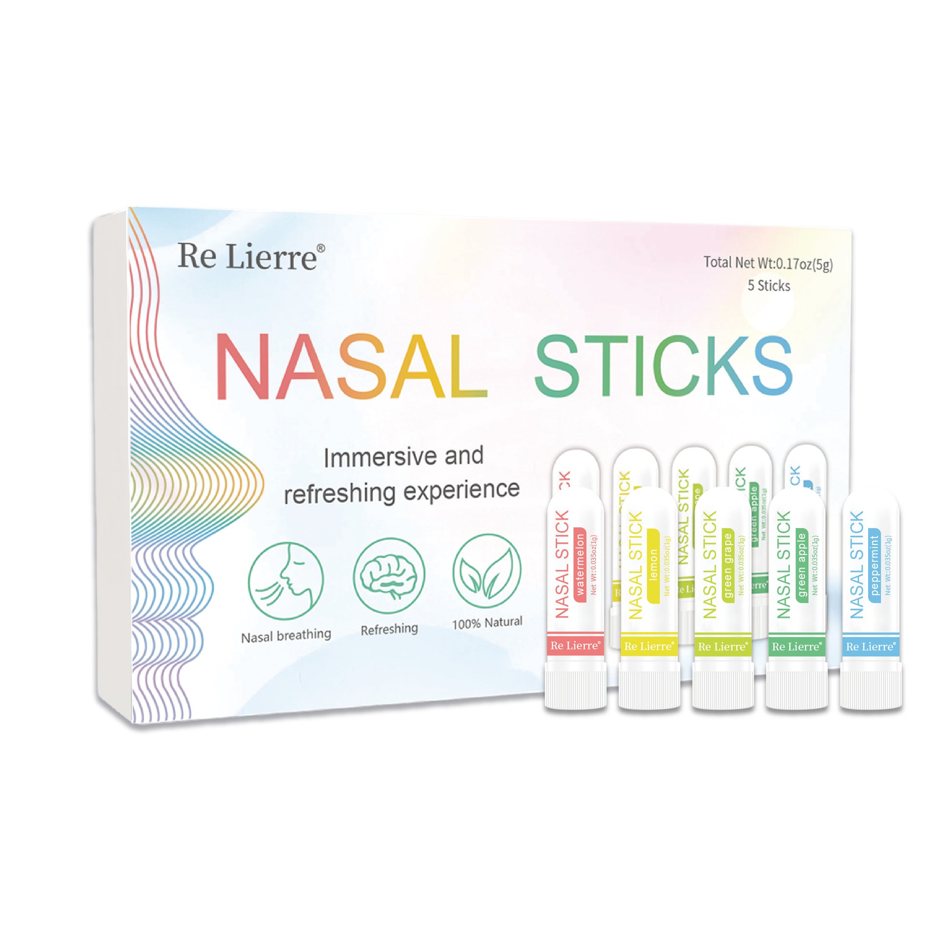 Re Lierre 5-in-1 Nasal  Energy Bar - DropOnline.co