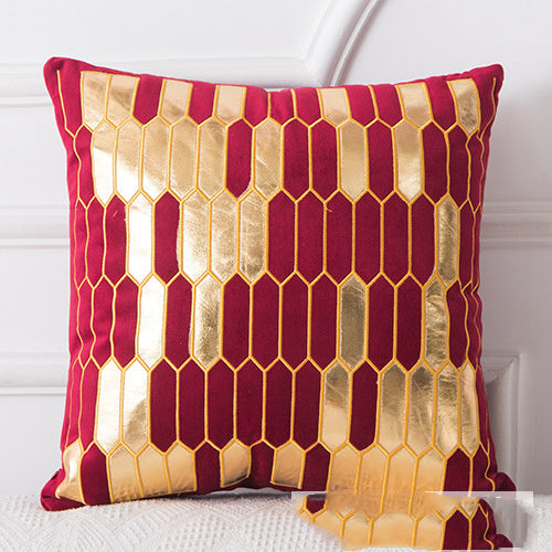 Golden Sofa Pillow Office Car Lumbar Cushion - DropOnline.co