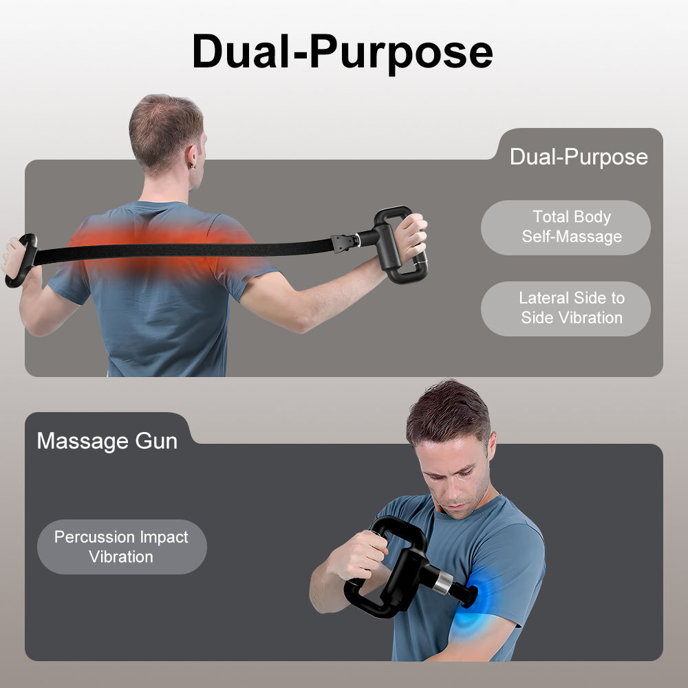 2025 Best-selling Fascial Massager With Belt - 6-speed Deep Muscle Massager For Relaxation And Rehabilitation - Portable Fitness And Relaxation Therapy Device - DropOnline.co