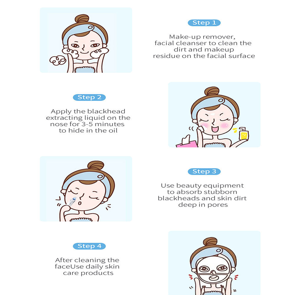 Blackhead Suction Instrument, Electric Blackhead Suction Artifact, Blackhead Removal Instrument, Home Use Beauty Instrument For Sucking Blackheads And Acne - DropOnline.co