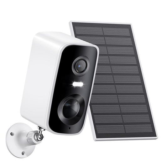 Solar Battery WIFI Camera 2K Human Detection Waterproof Mini CCTV With 5000mAh Battery With Solar Panel - DropOnline.co