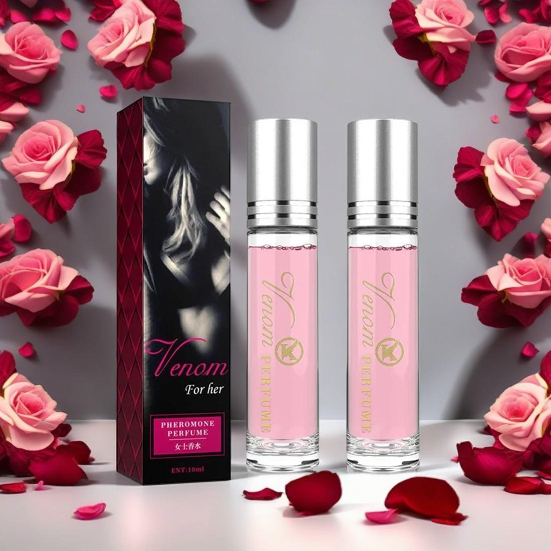 Women's 10ml Portable Pheromone Roller Perfume, Fresh, Natural, Elegant And Long-lasting Fragrance, Suitable For Dating, Travel And Parties In 2025 - DropOnline.co