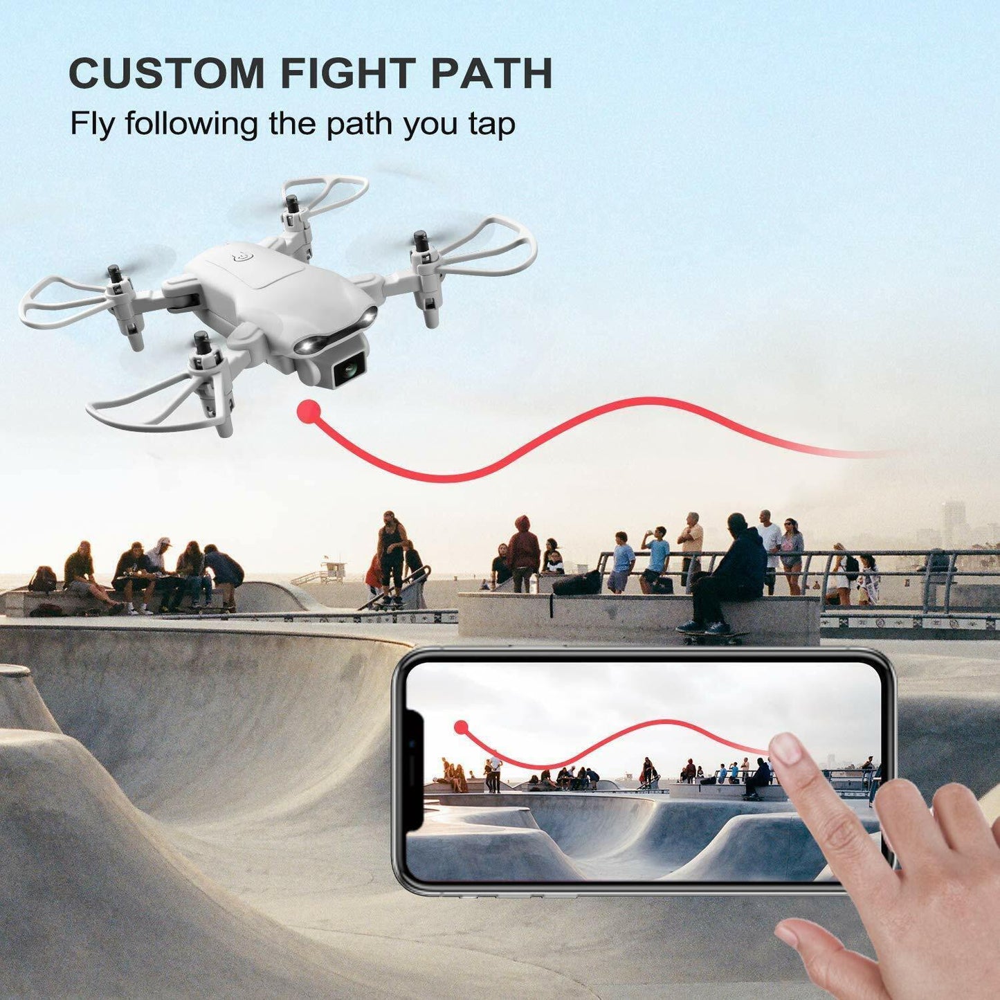 4DRC V9 Mini Drone with 1080P HD Camera - RC Quadcopter Gift for Kids & Beginners - DropOnline.co