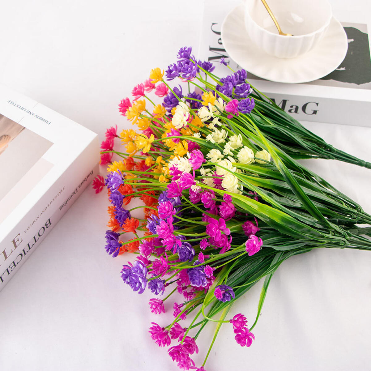 5Pcs Artificial Flowers - DropOnline.co