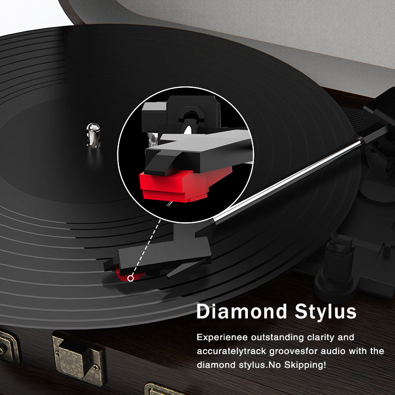 Record Player A3, Turntable, Record Player With 2 Stereo Speakers--Selling On Temu Is Prohibited - DropOnline.co