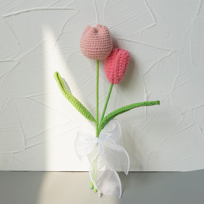 Home Hand-knitting Bouquet Pendant Decoration - DropOnline.co