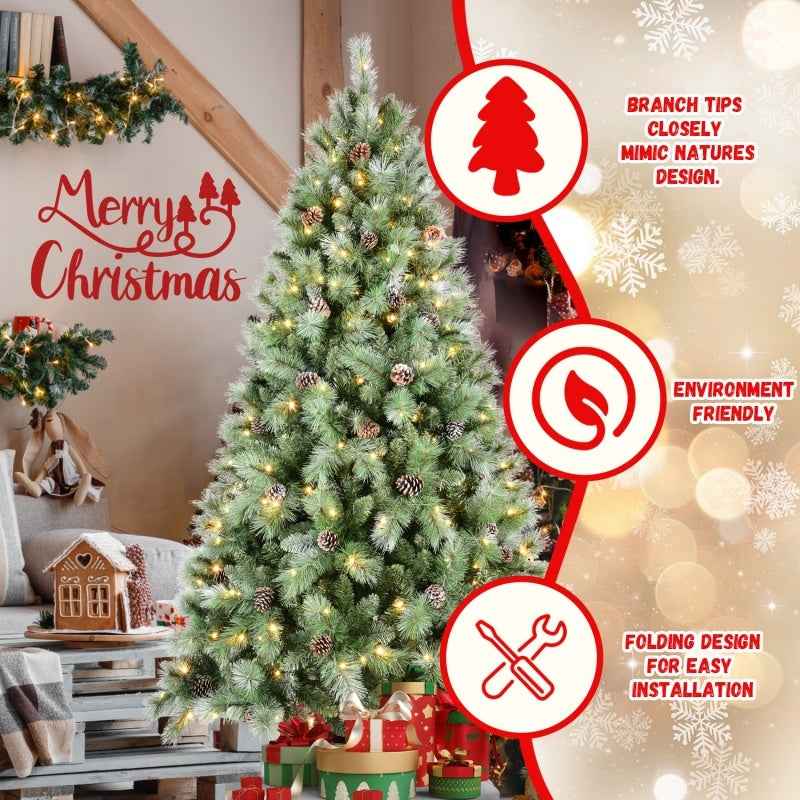 PVC Christmas Tree - Traditional Artificial Tree, Multiple Sizes