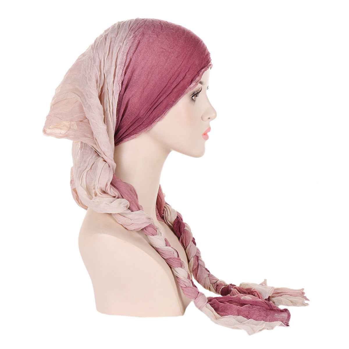 Tam-o'-shanter Hand-woven Braid Bandana Scarf Female Cap - Artisan Beret