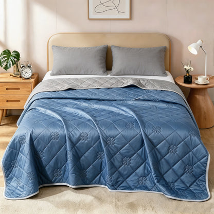 ROSEKIND 1pc Soft Cooling Blanket, 300 GSM, 90*108 Inch, Lightweight & Breathable Cold blanket for  Hot Sleepers, Multifunctional Blanket for Bed Sofa Office Travel, Durable Blanket for All-season Use, Available In 5 Colors A