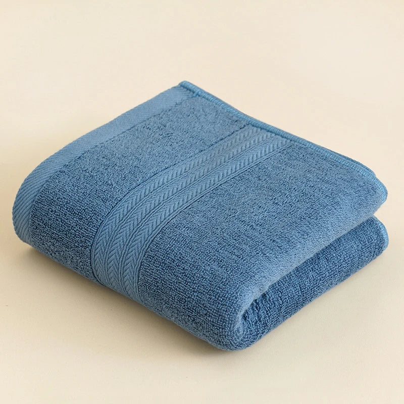 Space-Themed Striped Cotton Hand Towel Set, 4-Pack